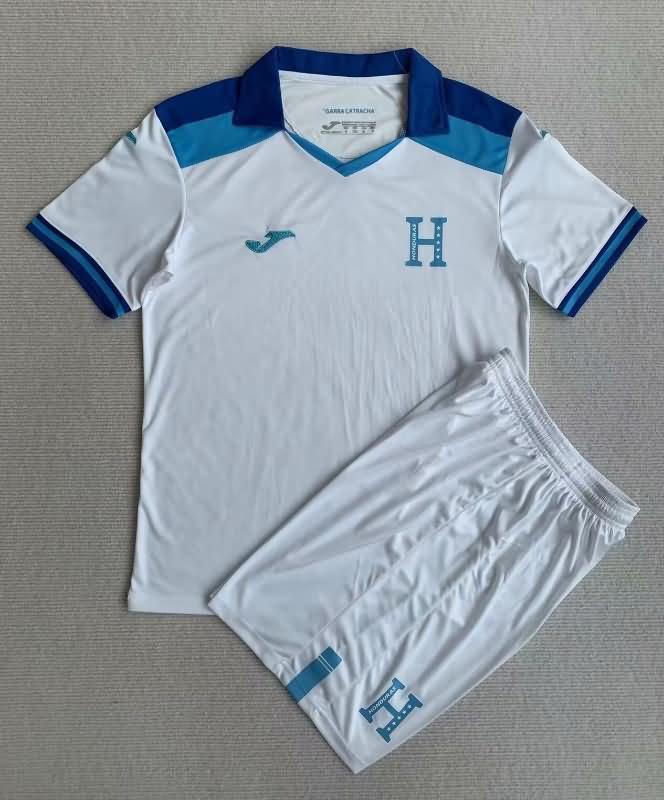Kids Honduras 2023 Home Soccer Jersey And Shorts