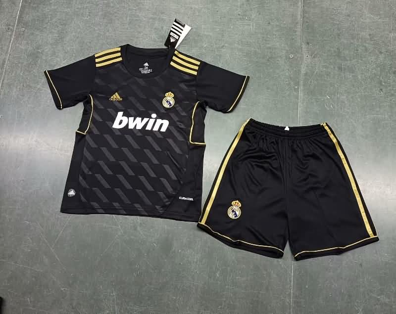 Kids Real Madrid 11/12 Away Soccer Jersey And Shorts
