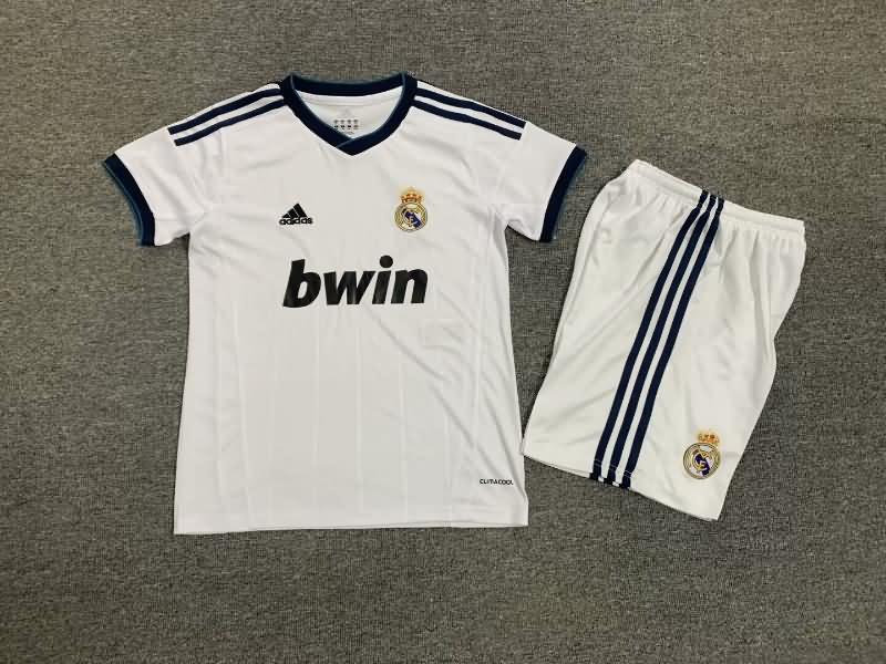 Kids Real Madrid 12/13 Home Soccer Jersey And Shorts