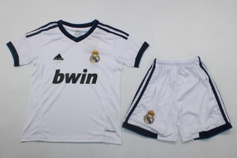 Kids Real Madrid 12/13 Home Soccer Jersey And Shorts