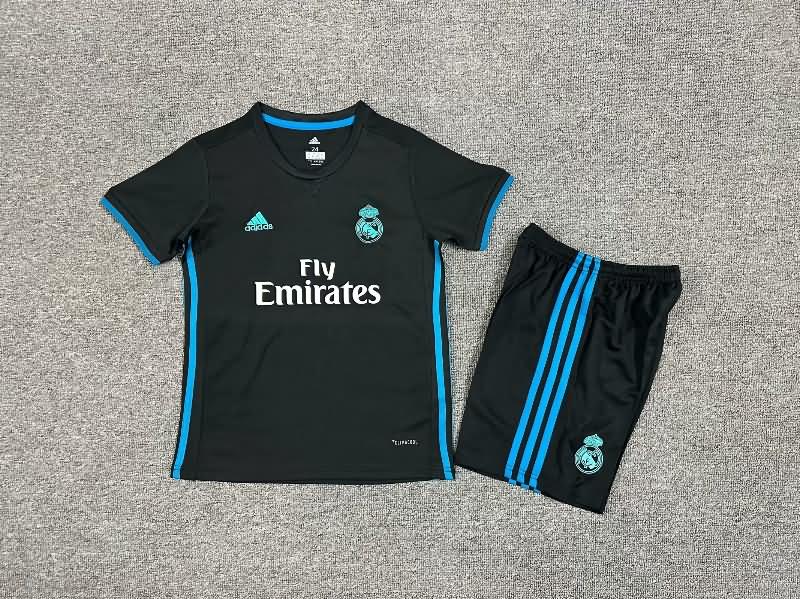 Kids Real Madrid 17/18 Away Soccer Jersey And Shorts