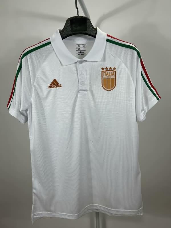 AAA Quality Italy 2023 White Polo Soccer T-Shirt