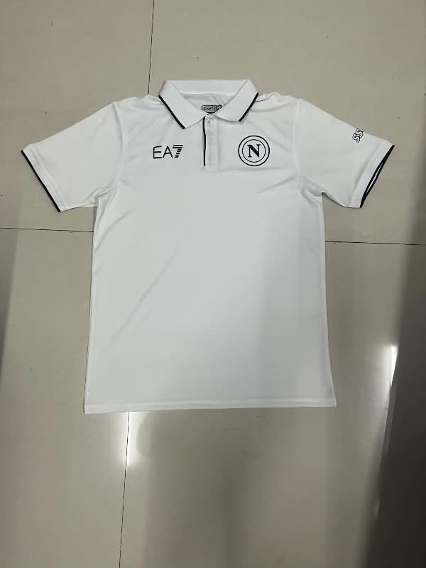 AAA Quality Napoli 23/24 White Polo Soccer T-Shirt