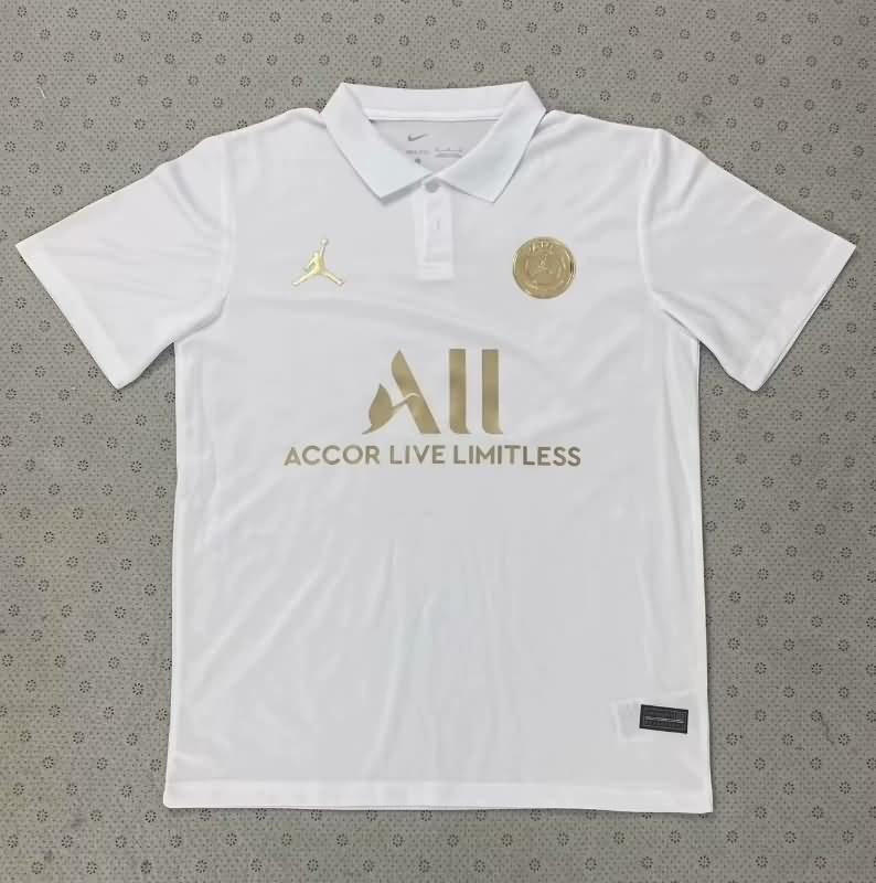 AAA Quality Paris St Germain 23/24 White Polo Soccer T-Shirt