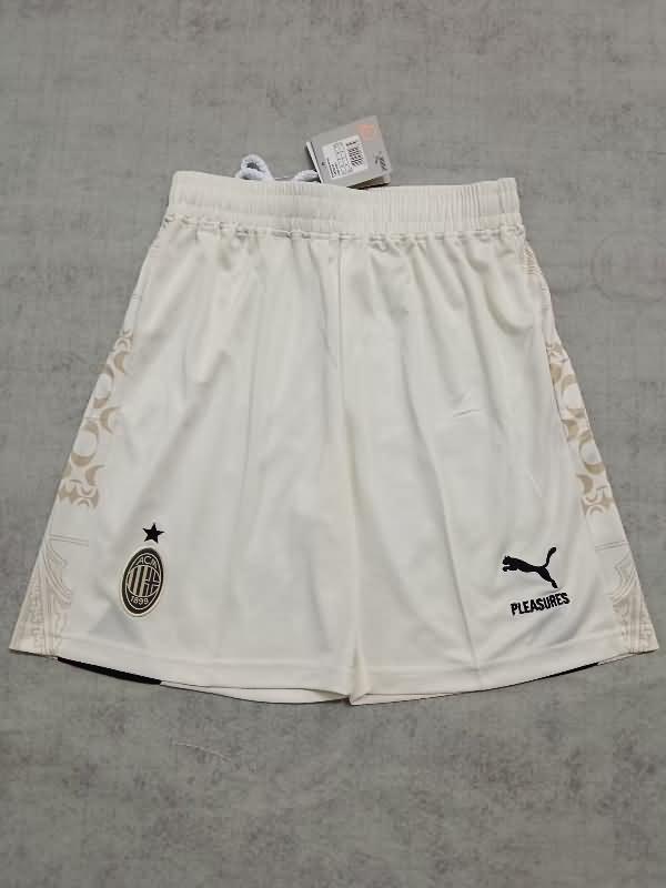 AAA Quality AC Milan 23/24 Fourth White Soccer Shorts