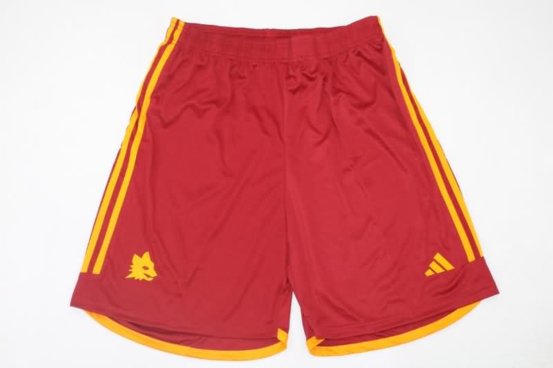 AAA Quality AS Roma 23/24 Home Soccer Shorts