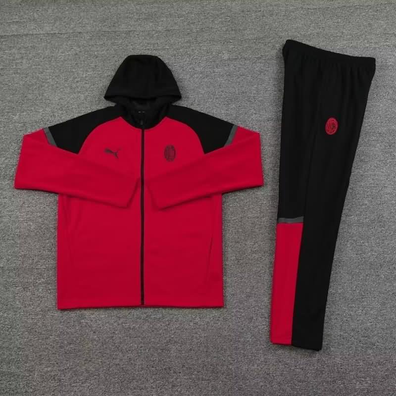 AAA Quality AC Milan 23/24 Red Soccer Tracksuit 05