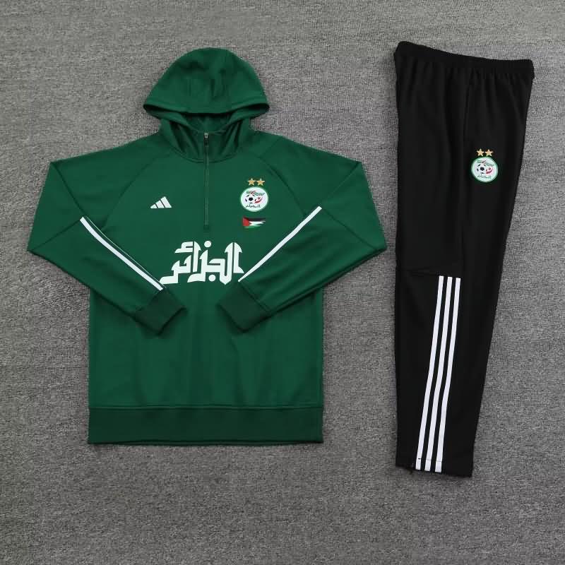 AAA Quality Algeria 2023/24 Green Soccer Tracksuit