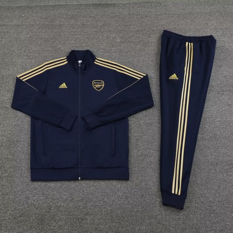 AAA Quality Arsenal 23/24 Dark Blue Soccer Tracksuit