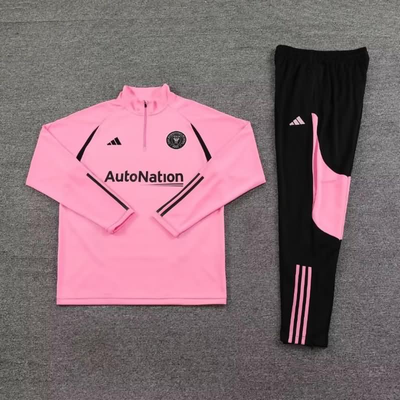 AAA Quality Inter Miami 2023 Pink Soccer Tracksuit