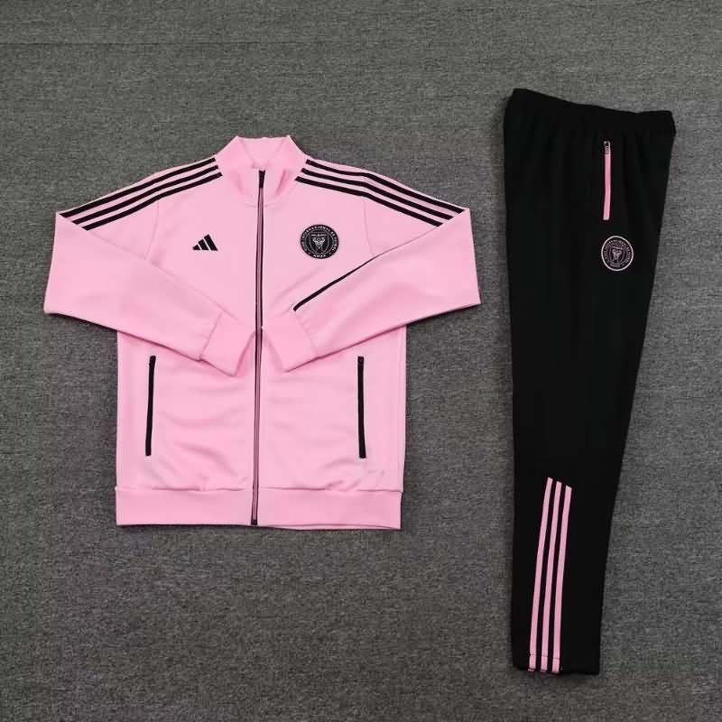 AAA Quality Inter Miami 2023 Pink Soccer Tracksuit 02