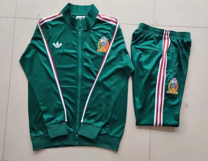 AAA Quality Mexico 2023 Green Soccer Tracksuit 02
