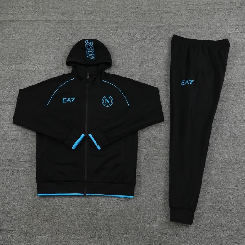 AAA Quality Napoli 23/24 Black Soccer Tracksuit 02