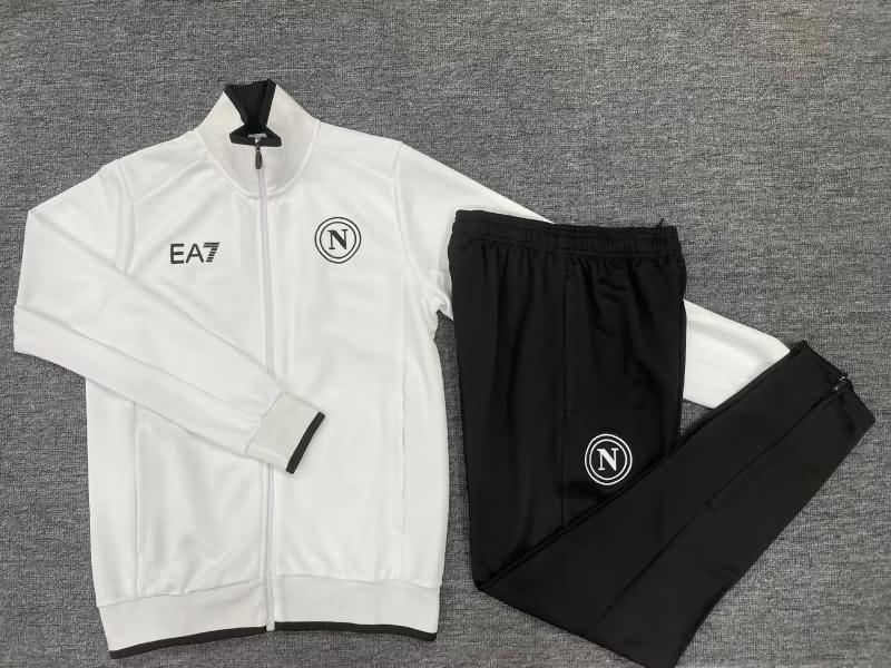 AAA Quality Napoli 23/24 White Soccer Tracksuit