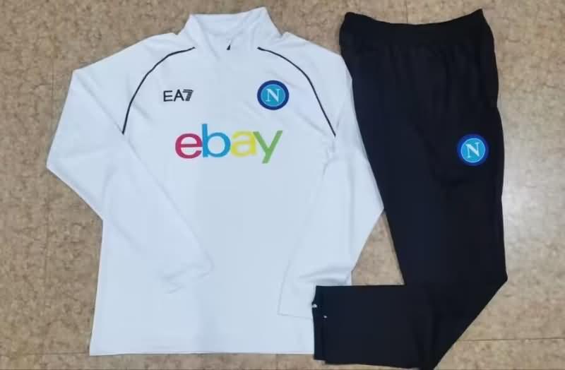 AAA Quality Napoli 23/24 White Soccer Tracksuit 02