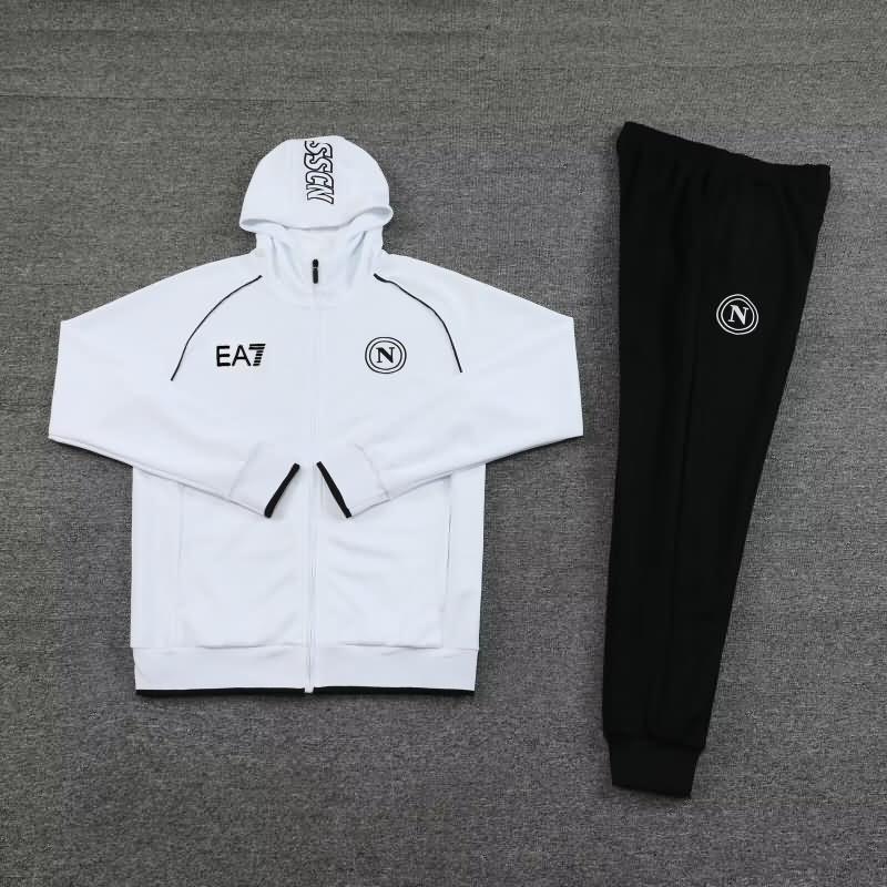 AAA Quality Napoli 23/24 White Soccer Tracksuit 03