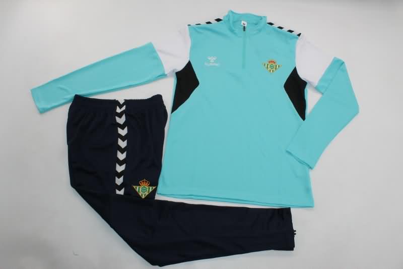 AAA Quality Real Betis 23/24 Blue Soccer Tracksuit