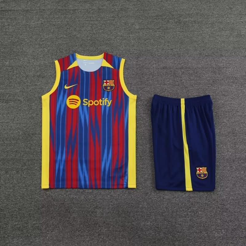 AAA Quality Barcelona 23/24 Red Blue Soccer Training Sets 03