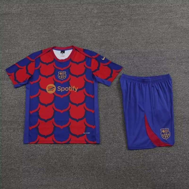 AAA Quality Barcelona 23/24 Red Blue Soccer Training Sets 04
