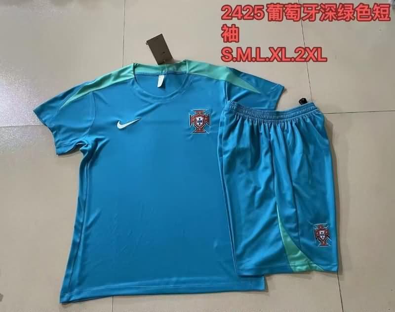 AAA Quality Portugal 23/24 Light Blue Soccer Training Sets