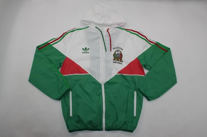 AAA Quality Mexico 2024 Green Soccer Windbreaker 02