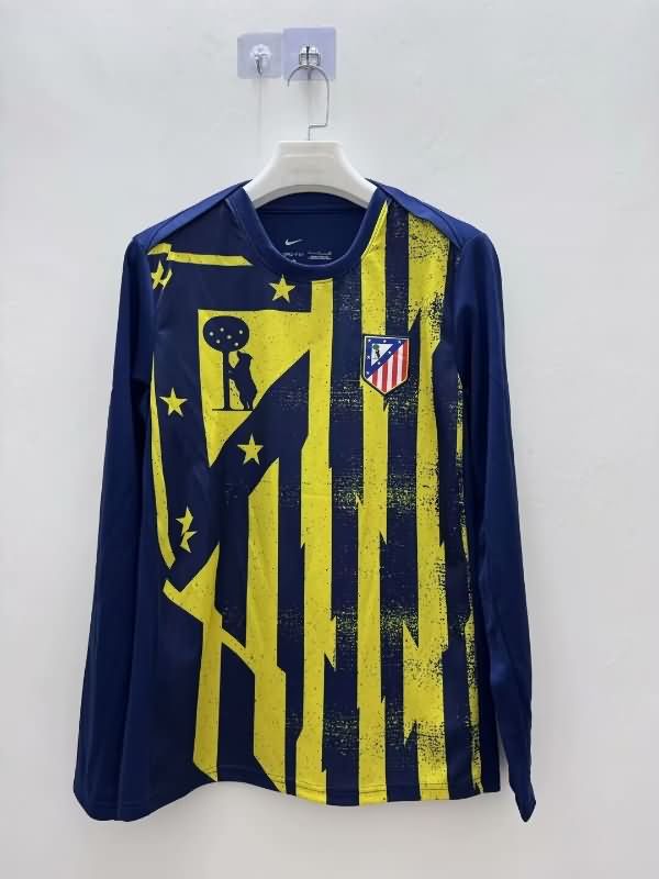 AAA Quality Atletico Madrid 24/25 Training Long Sleeve Soccer Jersey
