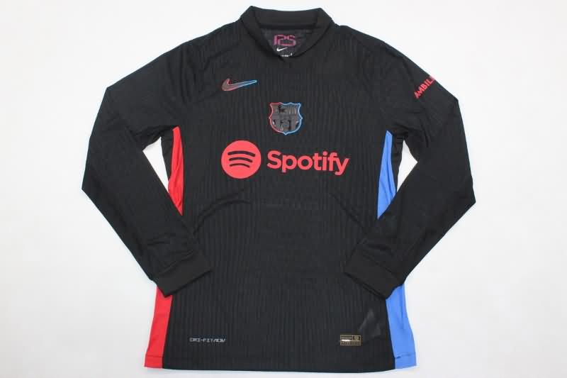 AAA Quality Barcelona 24/25 Away Long Sleeve Soccer Jersey (Player) Leaked