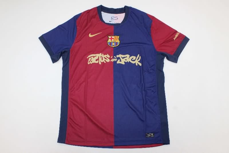 AAA Quality Barcelona 24/25 Home Soccer Jersey Sponsor 06