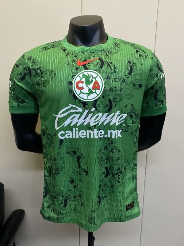 AAA Quality Club America 24/25 Goalkeeper Green Soccer Jersey (Player)