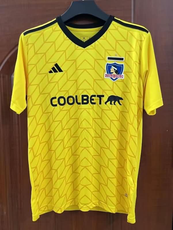 AAA Quality Colo Colo 2024 Goalkeeper Yellow Soccer Jersey