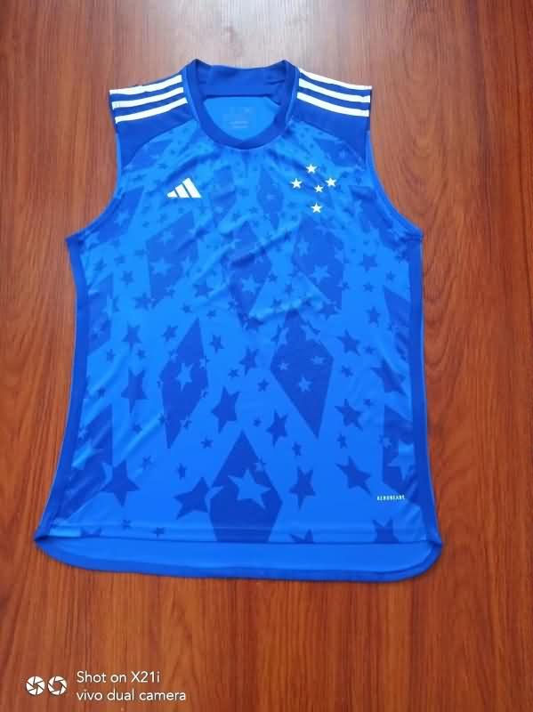 AAA Quality Cruzeiro 2024 Training Vest Soccer Jersey