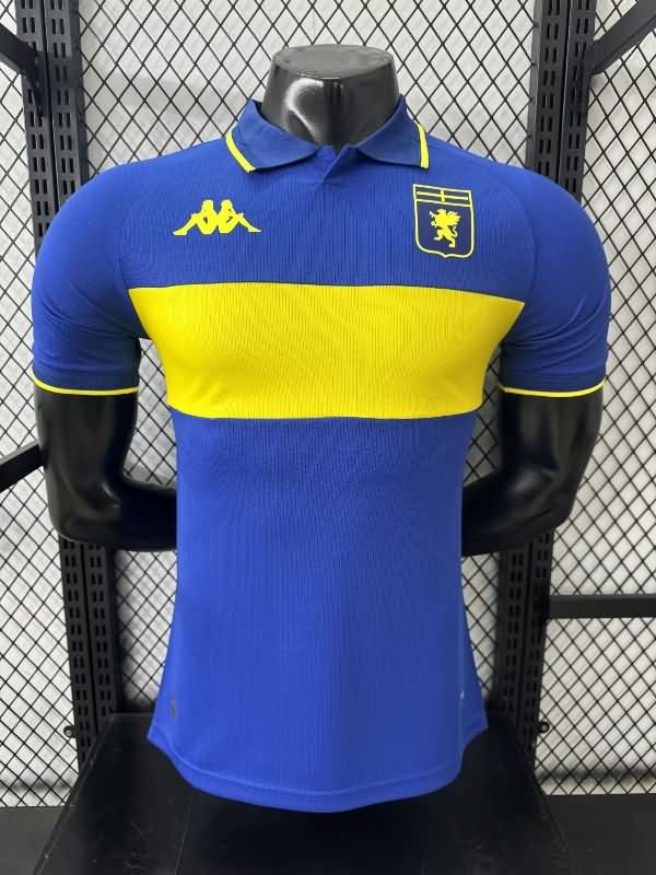 AAA Quality Genoa 120th Anniversary Soccer Jersey (Player)