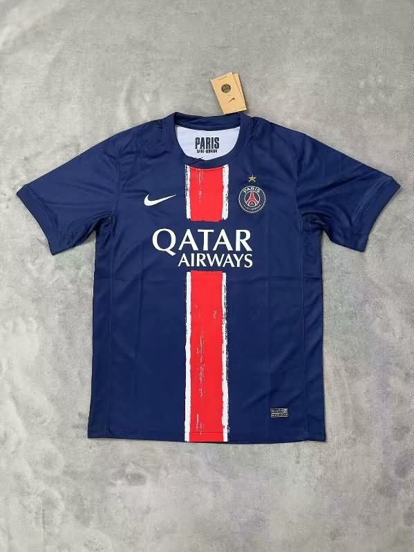 AAA Quality Paris St German 24/25 Home Soccer Jersey With Star