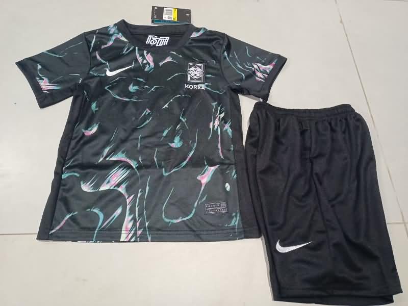 Kids Korea 2024 Away Soccer Jersey And Shorts