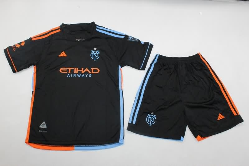 Kids New York City 2024 Away Soccer Jersey And Shorts