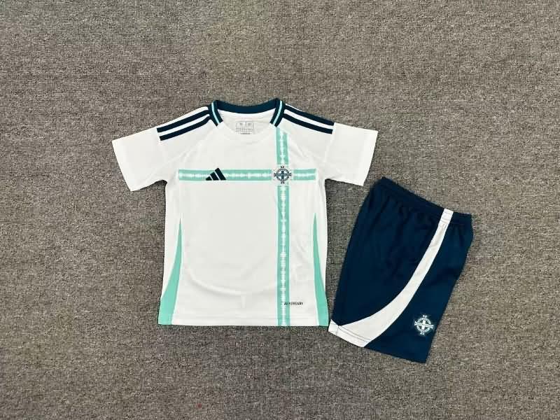 Kids Northern Ireland 2024 Away Soccer Jersey And Shorts