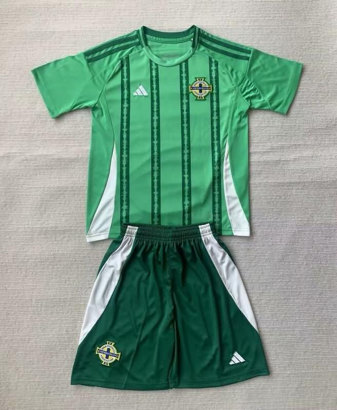 Kids Northern Ireland 2024 Home Soccer Jersey And Shorts