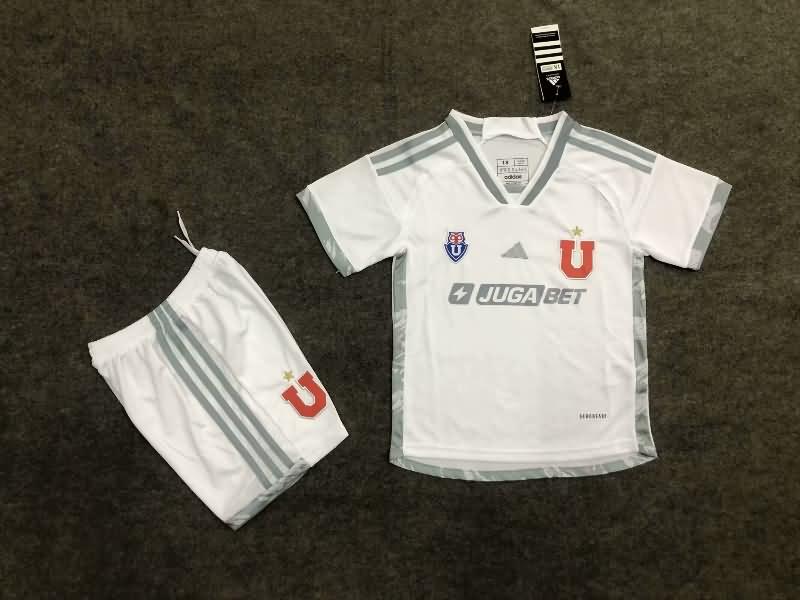 Kids Universidad Chile 2024 Away Soccer Jersey And Shorts