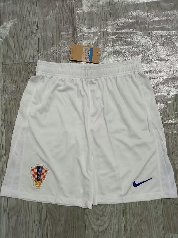 AAA Quality Croatia 2024 Home Soccer Shorts