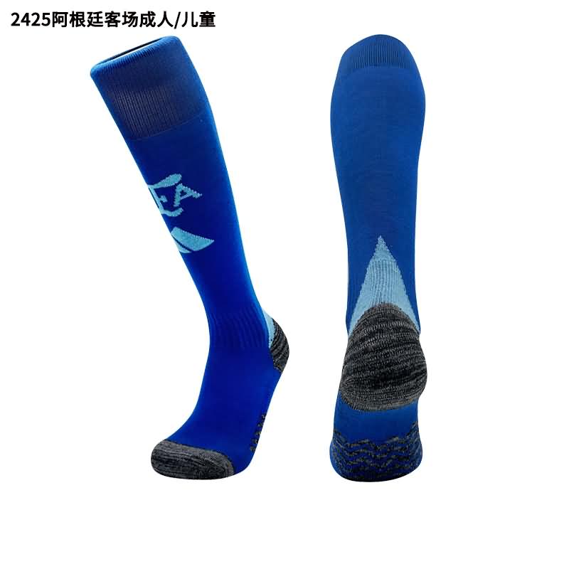 AAA Quality Argentina 2024 Away Soccer Socks