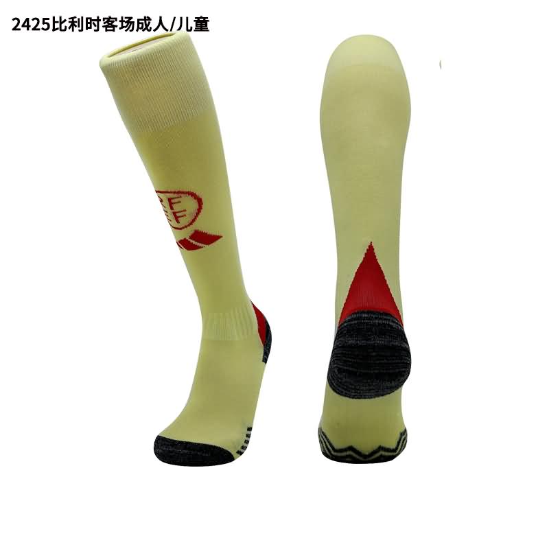 AAA Quality Belgium 2024 Away Soccer Socks