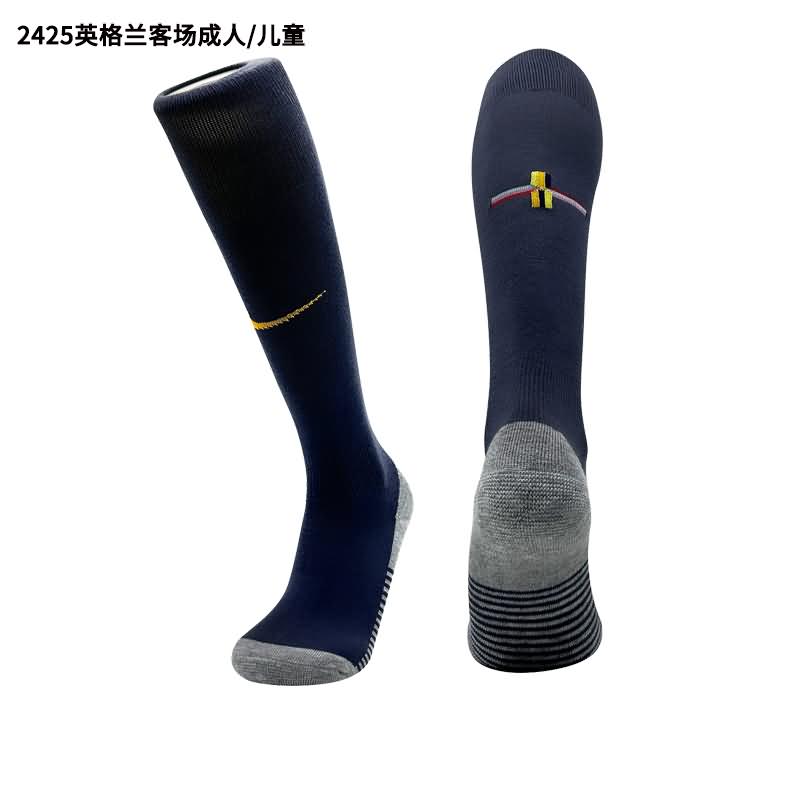 AAA Quality England 2024 Away Soccer Socks