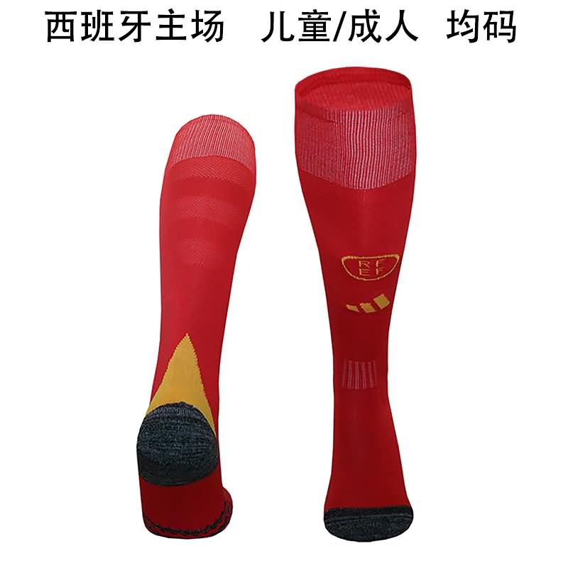 AAA Quality Spain 2024 Home Soccer Socks