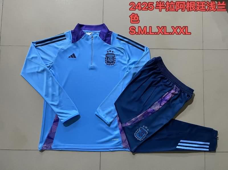 AAA Quality Argentina 2024 Blue Soccer Tracksuit