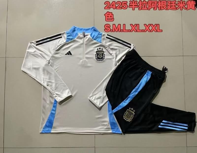 AAA Quality Argentina 2024 Gold Soccer Tracksuit