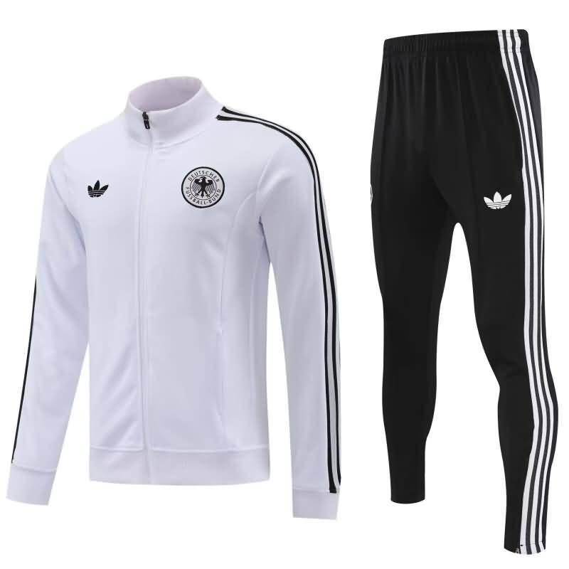 AAA Quality Germany 2024 White Soccer Tracksuit 02