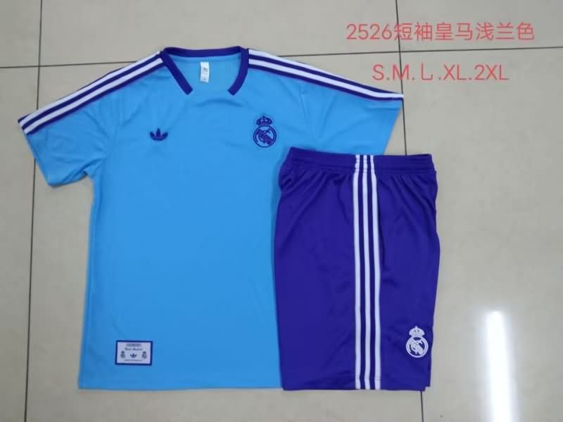 AAA Quality Real Madrid 24/25 Blue Soccer Training Sets 03