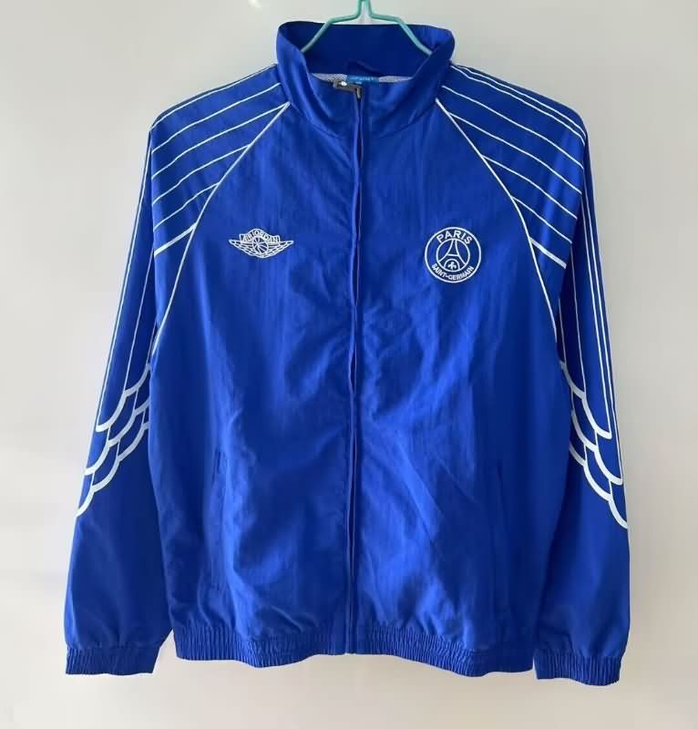 AAA Quality Paris St German 24/25 Blue Soccer Windbreaker