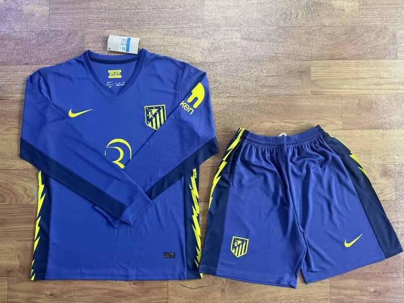 Atletico Madrid 25/26 Away Long Sleeve Soccer Jersey