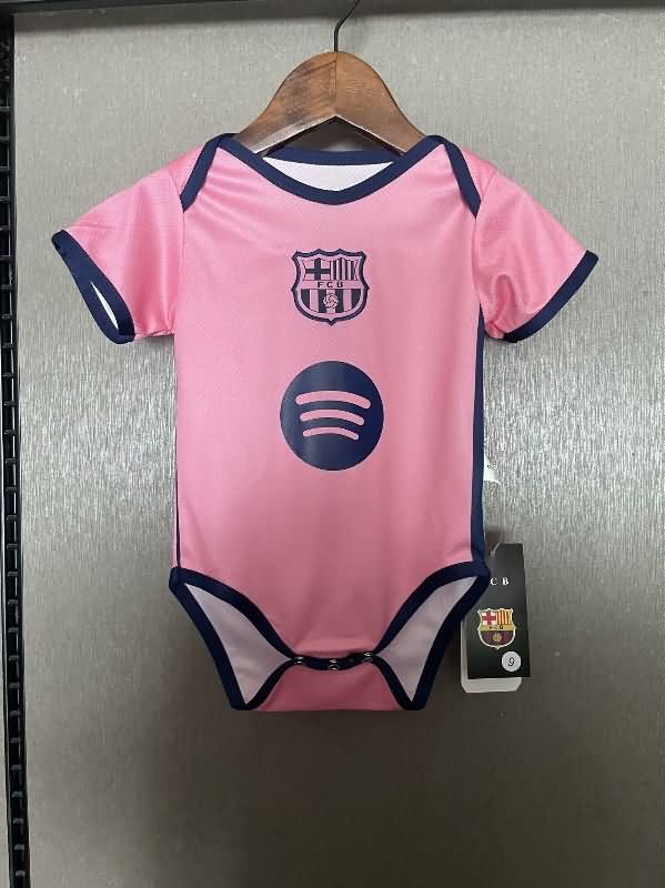 Baby - Barcelona 25/26 Pink Soccer Jerseys